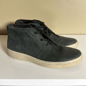 Ecco black suede lace up chukka boots Size 40/mens 7